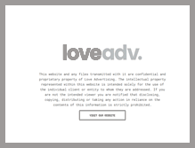 Tablet Screenshot of loveadv-clients.com